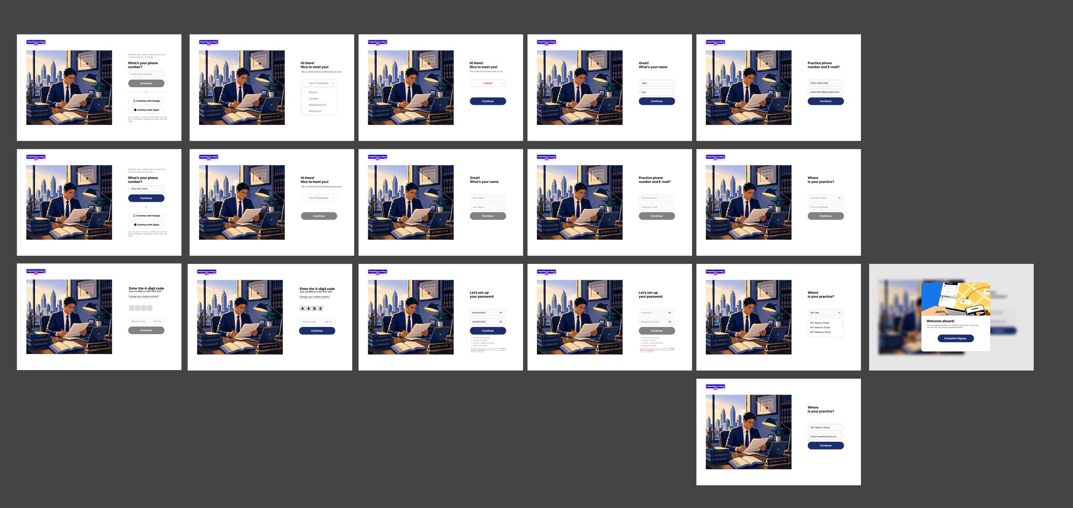 Professional day-one dashboard: beyond onboarding into daily use